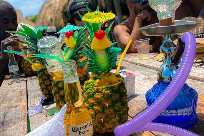 5 Island Tour with Lunch Snorkel in Cartagena Rosario Island - Agua Azul for fruit and a short swim