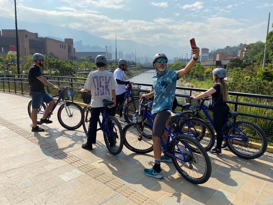 Bike Tour Medellin with Snacks and Local Beer - Starting near San Joaquin Church