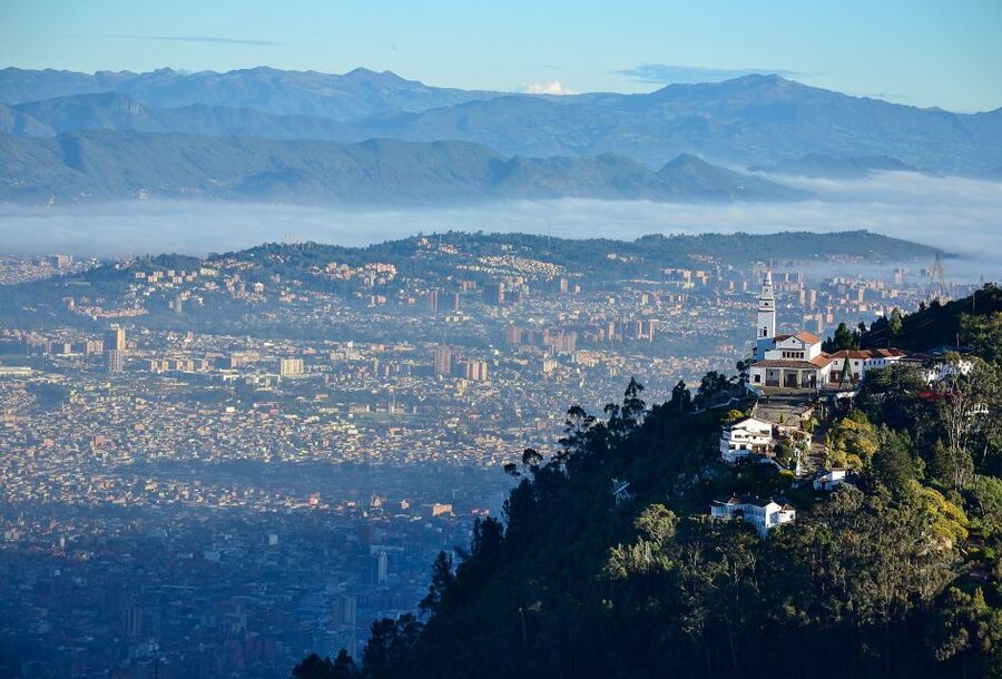 Bogotá City Tour with Monserrate, Gold and Botero Museums - Monserrate by cable car