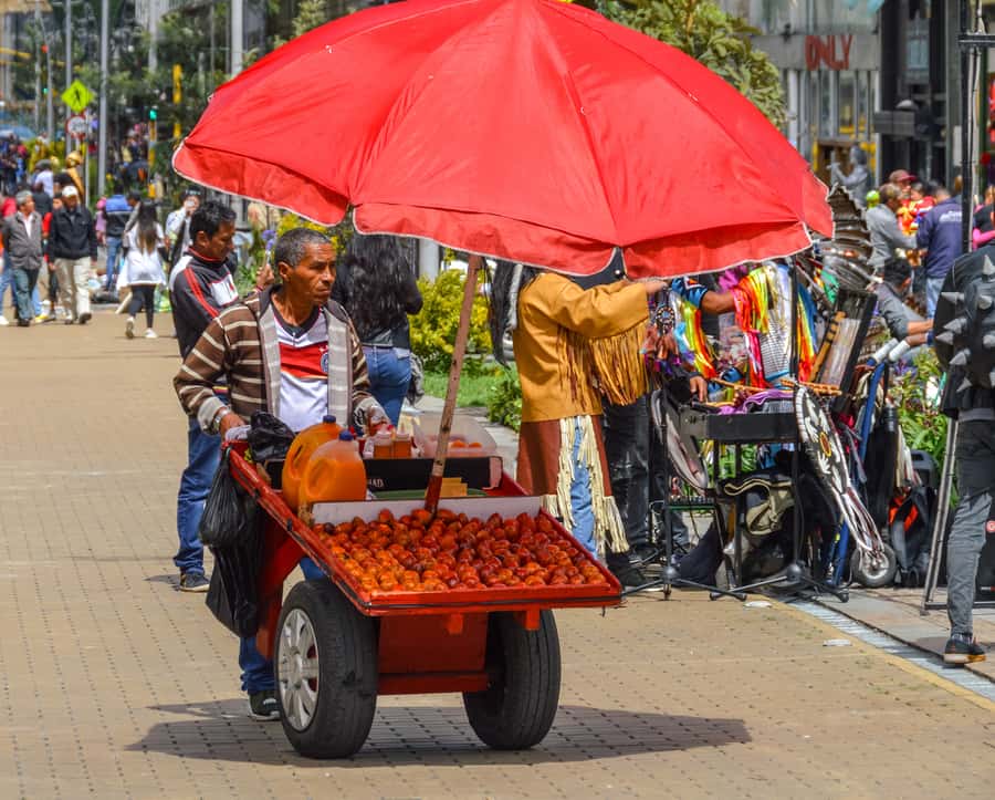Bogotá: La Candelaria Food Tour with Tastings - Walking through La Candelaria for two hours