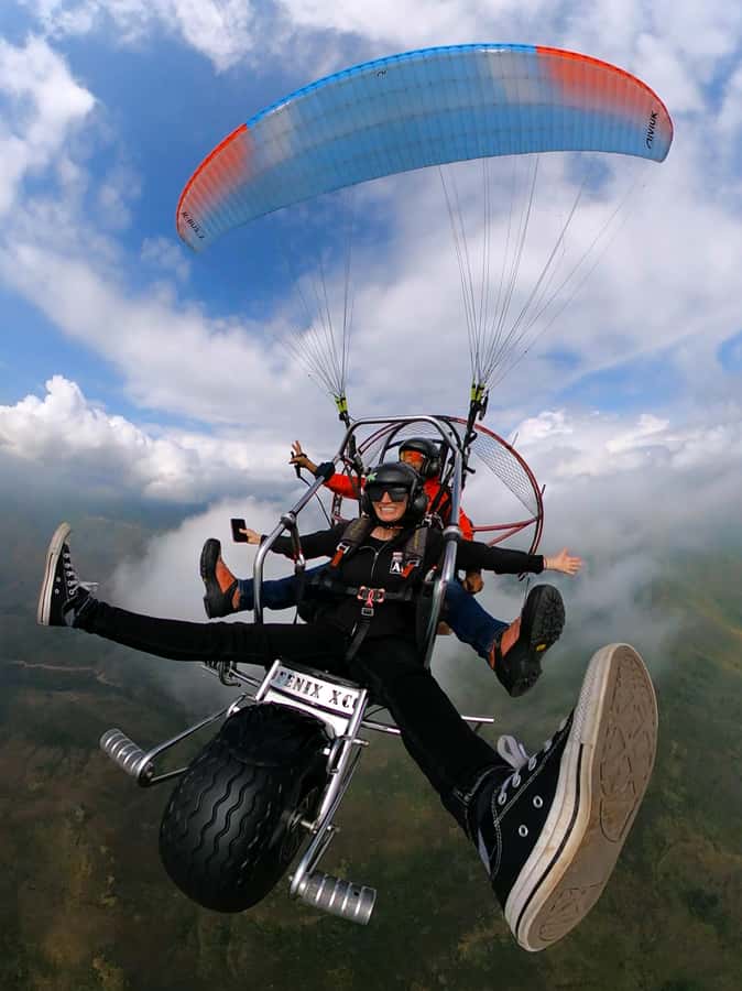 Cali: Paratrike Flight - Paragliding - Meeting at San Antonio and Getting to the Launch Area