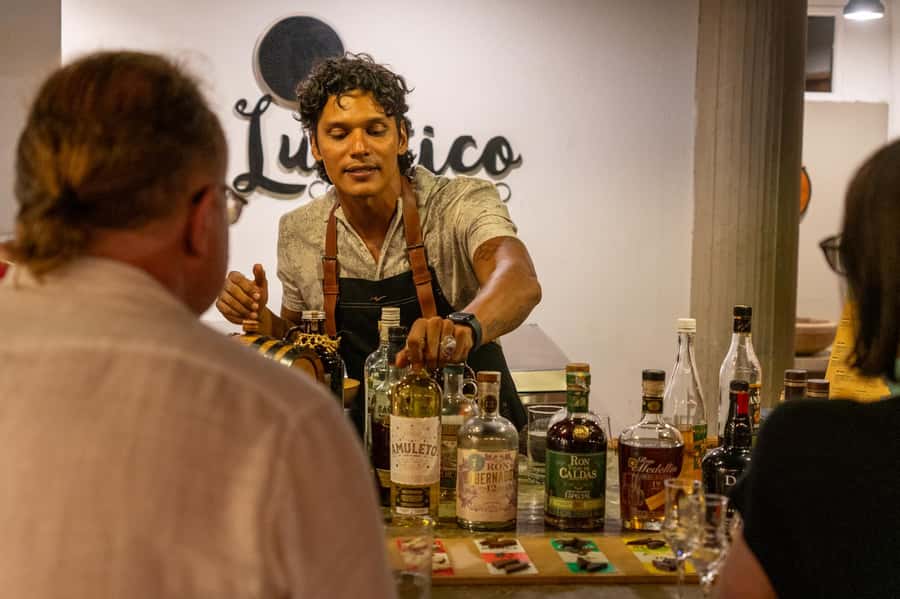 Cartagena: Boutique Rum and Chocolate Tasting at Lunático - The hosts make or break the evening