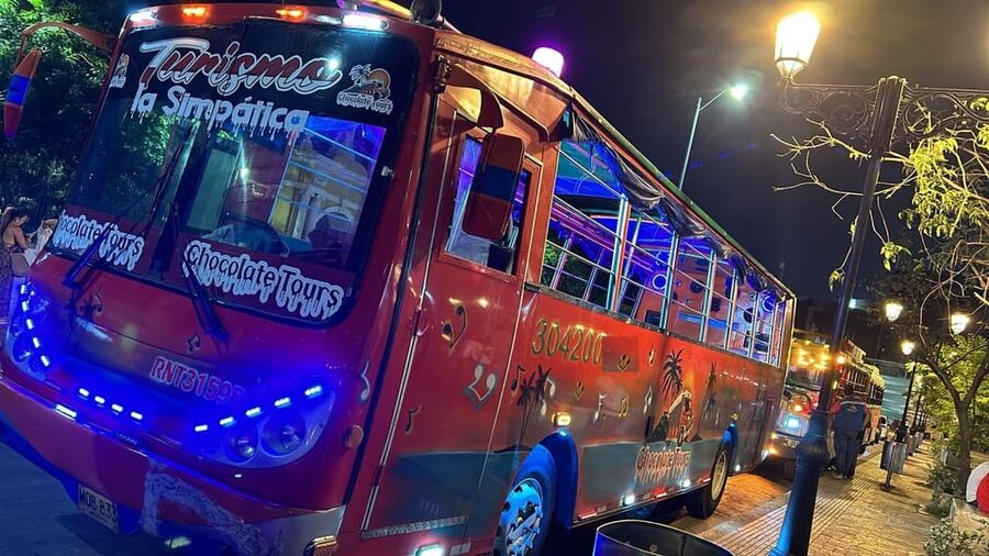 Cartagena: Funny PartyBus with dance floor and good music! - Nightclub entry or a ride back