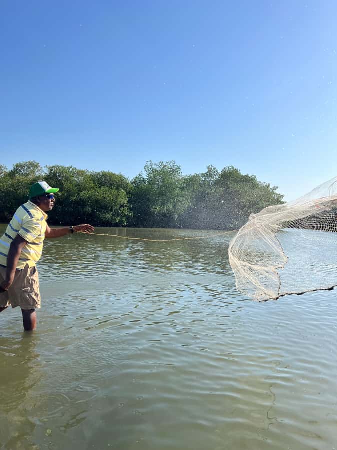 Cartagena: Mangrove Eco Tour & Fishing with Transportation - Through the mangroves by traditional boat