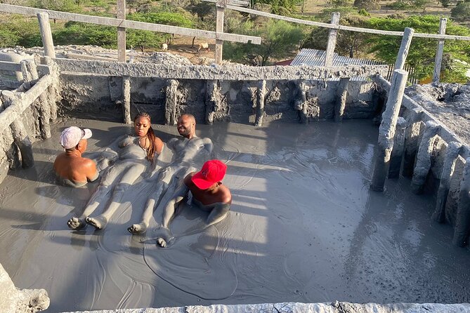 Cartagena Mud Volcano Tour — VIP Exclusive Crowd-Free Access! - Floating in the Warm Mineral Mud