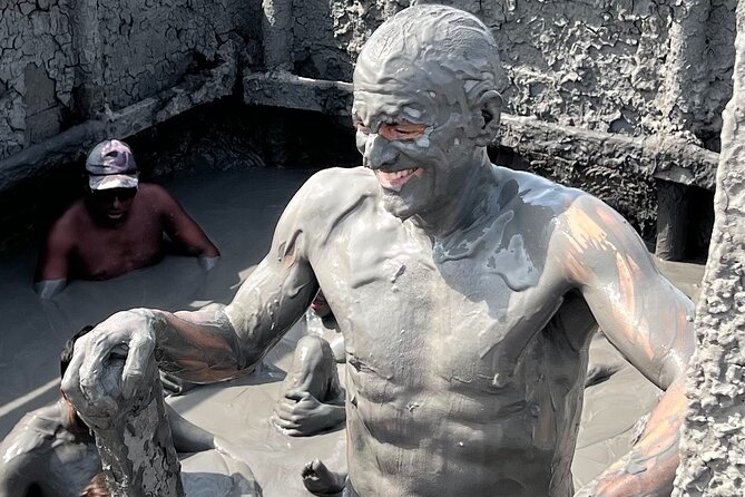 Cartagena Mud Volcano Tour — VIP Exclusive Crowd-Free Access! - Washing Off at the Lagoon