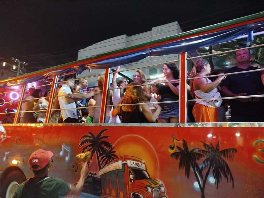 Cartagena: Party on a typical bus crossing the city - Key points to know before you book