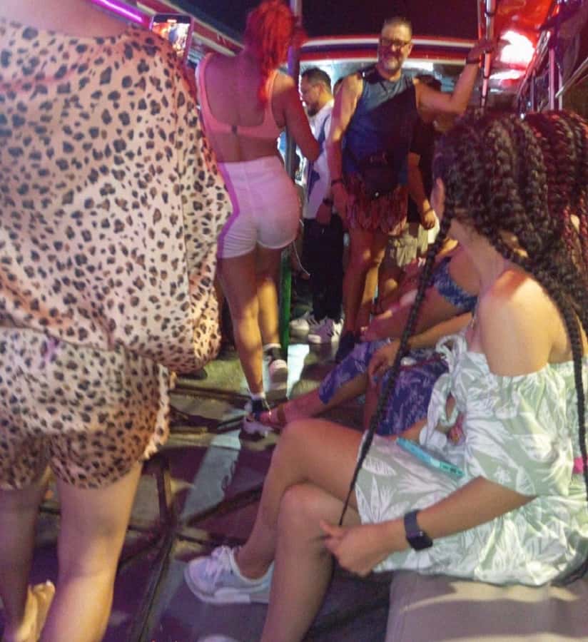 Cartagena: Party on a typical bus crossing the city - Starting in Bocagrande, Laguito, or the historic center