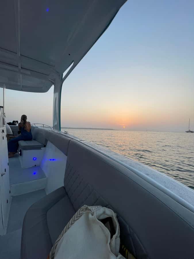 Cartagena: Private Sunset and Night Boat Tour - The Virgin in the Center of the Bay