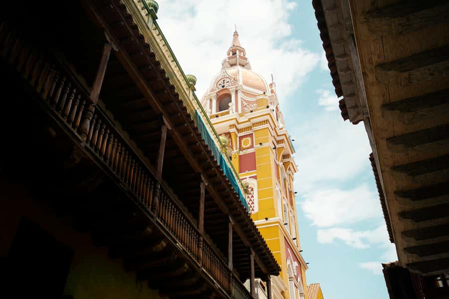 Cartagena: Walled City Walking Tour - San Juan de Dios Street and San Pedro Claver Church