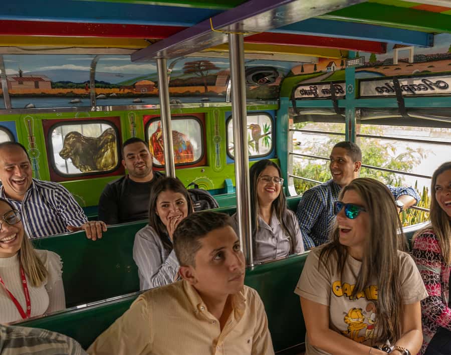 City Tour Medellin with a Chiva or a thematic van - Pueblito Paisa, the tour’s best viewpoint