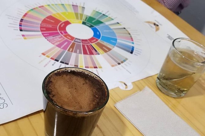 Coffee tasting experience at Divino Café Especial - Starting in La Candelaria with coffee on the table