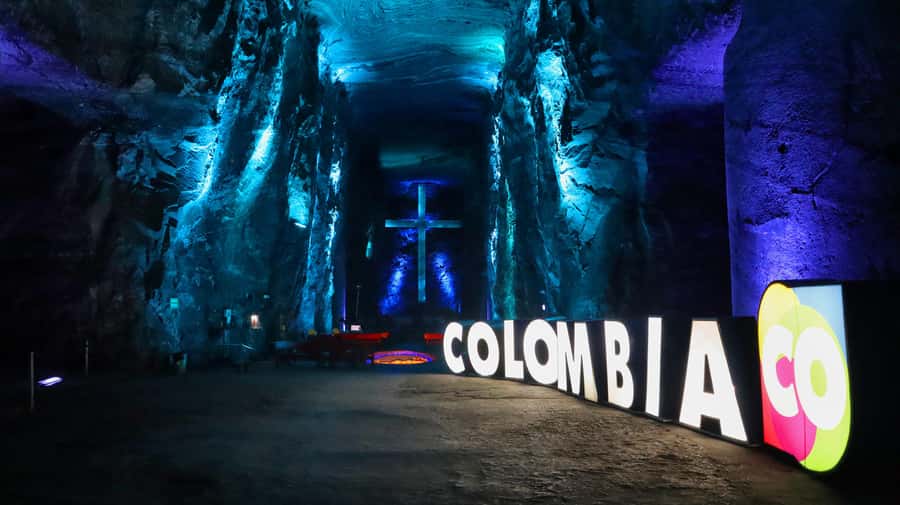 From Bogotá: Zipaquira Salt Cathedral Tour with Hotel Pickup - Entering the Salt Cathedral at 180 meters