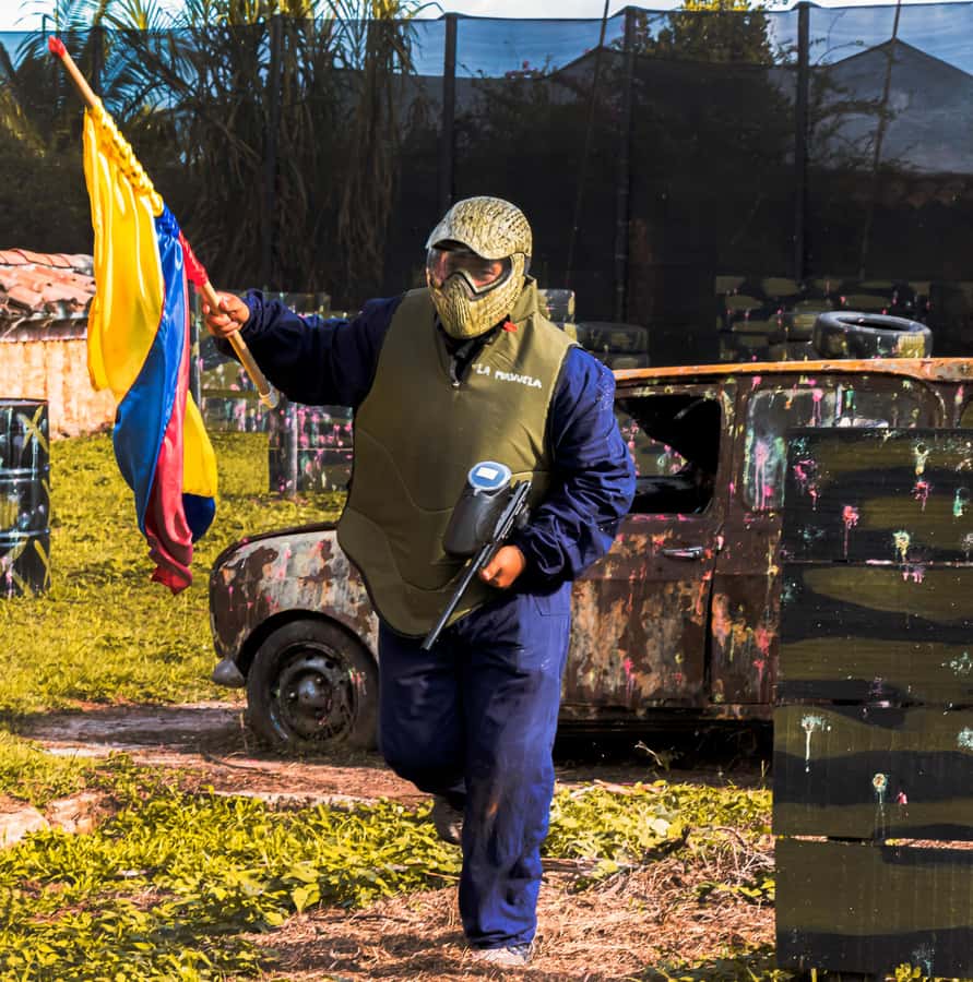 From Guatape: Pablo Escobar Mansion, Paintball & Boat Ride - La Manuela, a damaged mansion with a difficult past