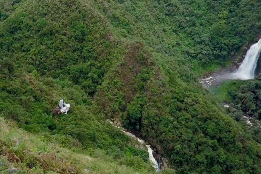 From Medellin: Epic Zipline and Giant Waterfall - Getting oriented at the natural reserve