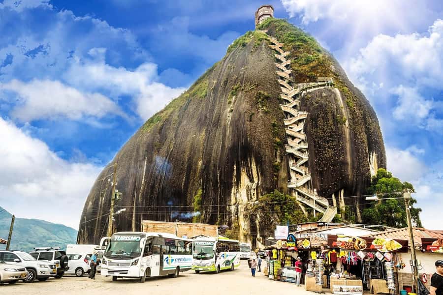 From Medellin: Guatapé & Peñol Rock with Boat & farm animals - Walking Guatapé’s decorated streets