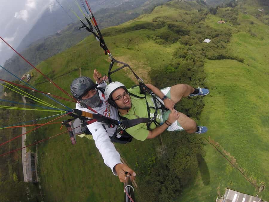 From Medellín: Paragliding Tour with GoPro Photos & Videos - Safety and pilot communication are the real selling points