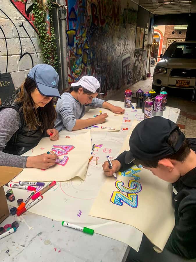 Fun Graffiti Workshop: The Art of Aerosol and Color - Learning color, contrast, and spray control
