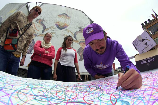 Fun Graffiti Workshop: The Art of Aerosol and Color - Meeting your guide in La Macarena