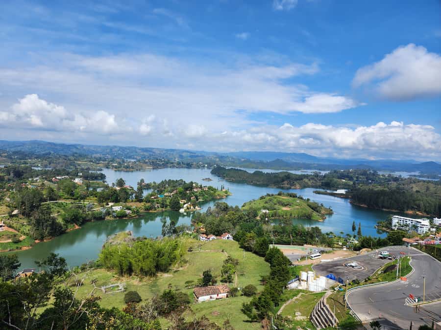 Guatape Coffee Villa including Rock Town & Waterfall - Leaving Medellin in a private vehicle