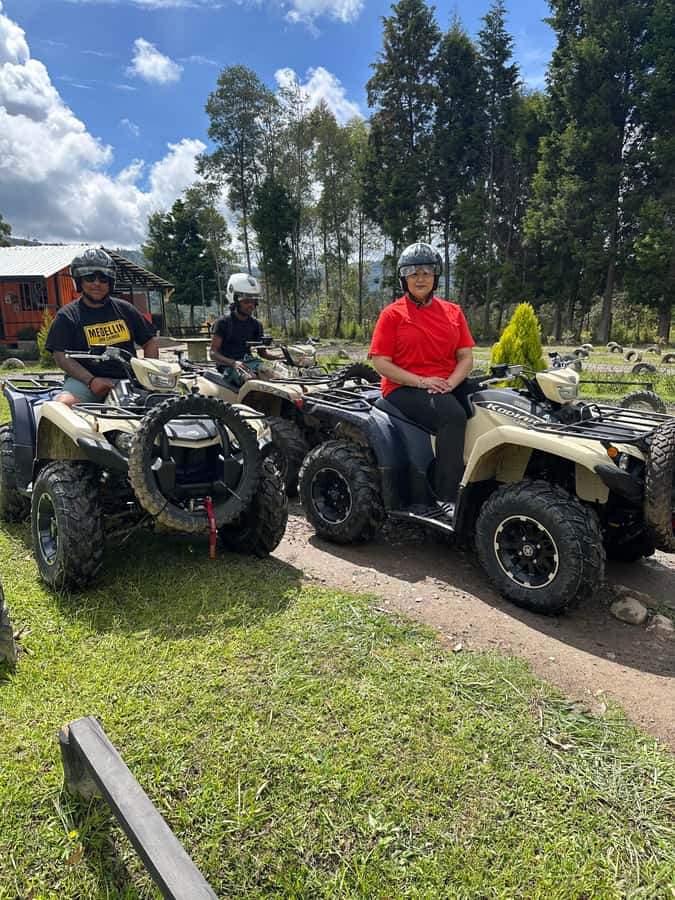 Medellin: ATV Tour 3 Mountains - Riding through Guarne’s farms and open fields