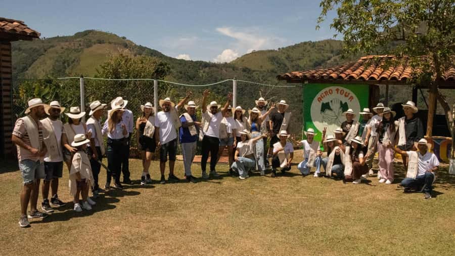 Medellin: Coffee and fruit tour - The poncho, hat, and the question of what is included