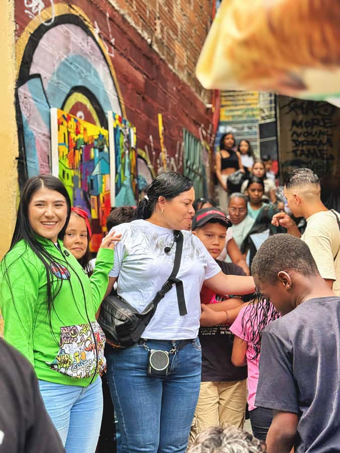 Medellín Comuna 13 local guides snacks and your own graffiti - Why a guide changes Comuna 13