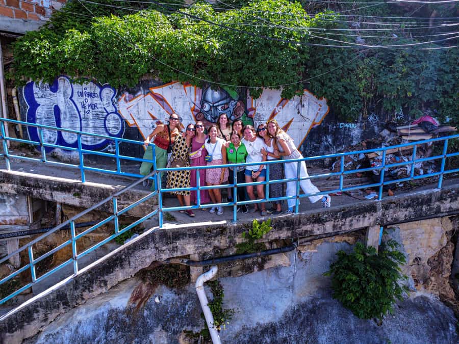 Medellín Comuna 13 local guides snacks and your own graffiti - Ice cream, local snacks, and a taste of everyday life