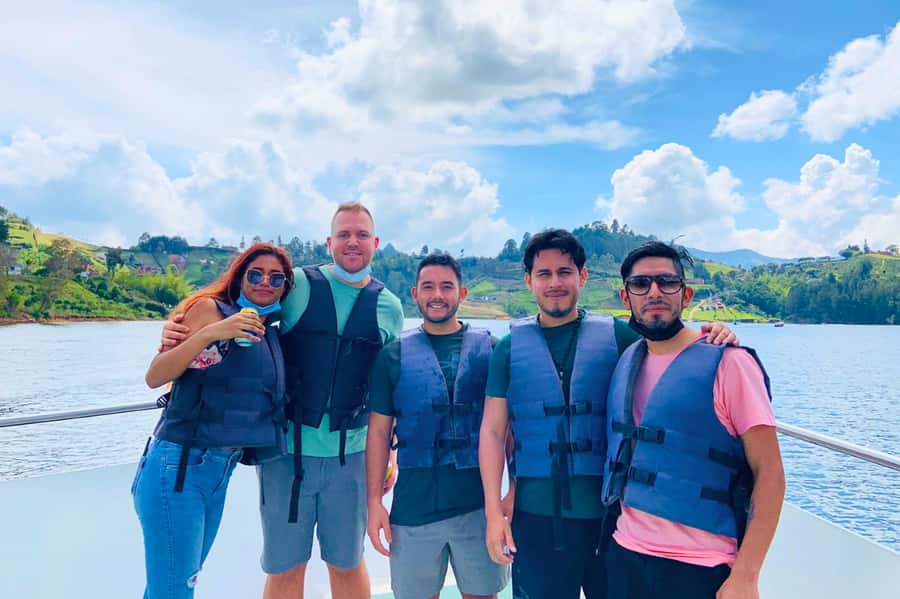 Medellin: Guatape and El Penol Rock Day Trip with Boat Ride - The 740-step climb at El Peñol Rock