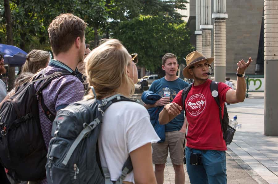 Medellin Historic Walking Tour - Finishing at San Antonio Park