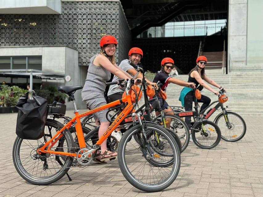 Medellín: History & Local Life Essentials Tour on an E-Bike - Plaza Mayor and the final stretch at the river parks