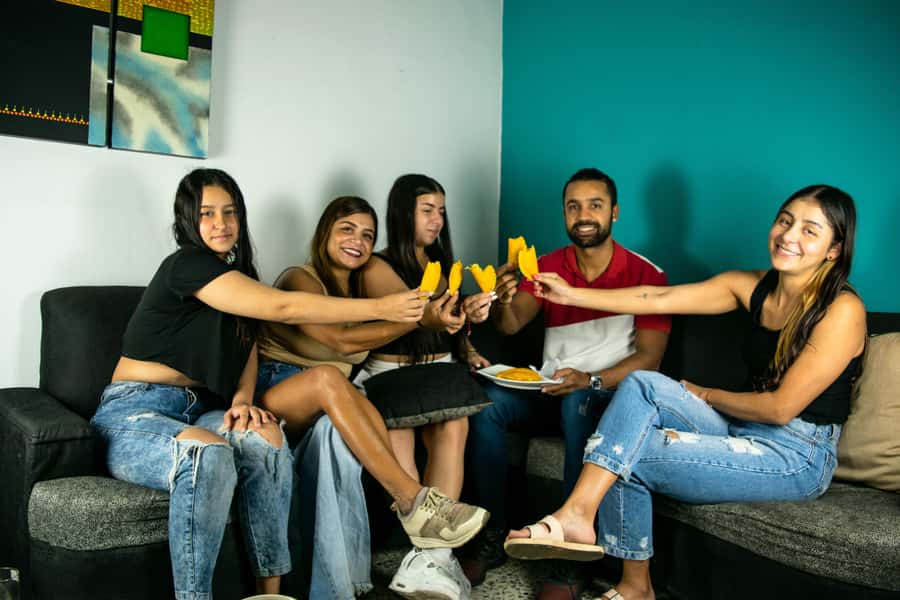 Medellin: Learn to make Colombian empanadas from scratch - A welcome drink and the story behind the snack