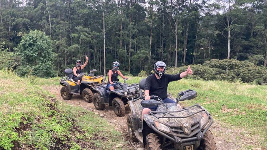 Medellin: Private ATV TOUR 1.5H - The waterfall stop and time to slow down