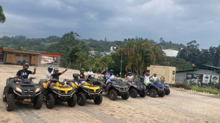 Medellin: Private ATV TOUR 1.5H - Getting comfortable before the 1.5-hour ride