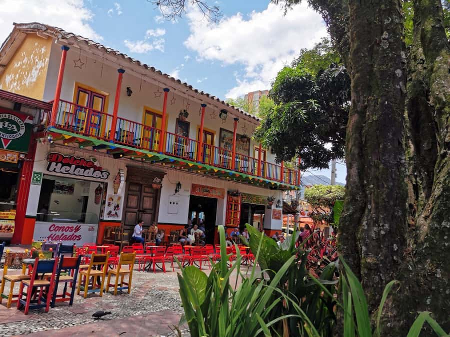 Medellín: Private Food Tour With The Best Viewpoints. - Sabaneta’s park and the city’s everyday rhythm