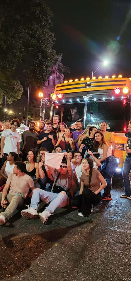 Medellin: Rumbero Party Bus with all the beer you can drink - What the Rumbero party bus is really like