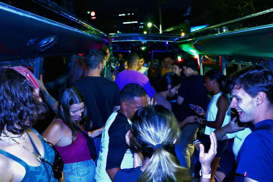 Medellin: Rumbero Party Bus with all the beer you can drink - Who will enjoy this most