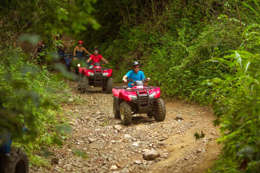 Palomino Quad Bike Tour - Learning the quad bike before entering town