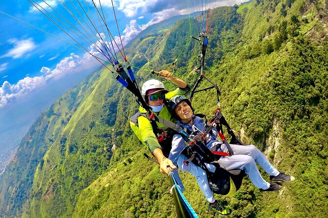 Paragliding With Xplore Colombia - Taking Off Above Medellín