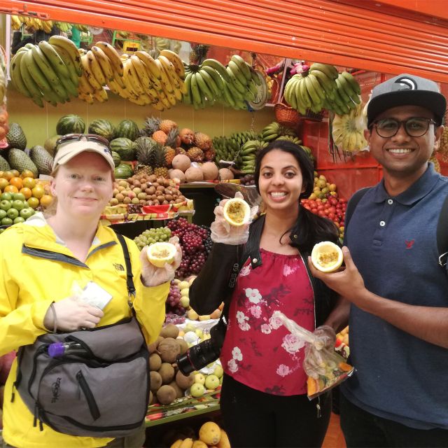 Shared Tour of Colombian Exotic Fruit at Paloquemao Market - Choosing a fresh juice