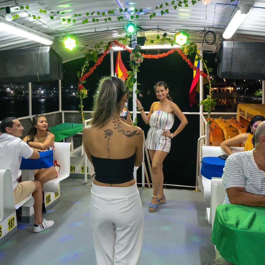 White Night Boat Party: Dinner Buffet, Dancing and Open Bar - Dancing, Contests, and Live Entertainment