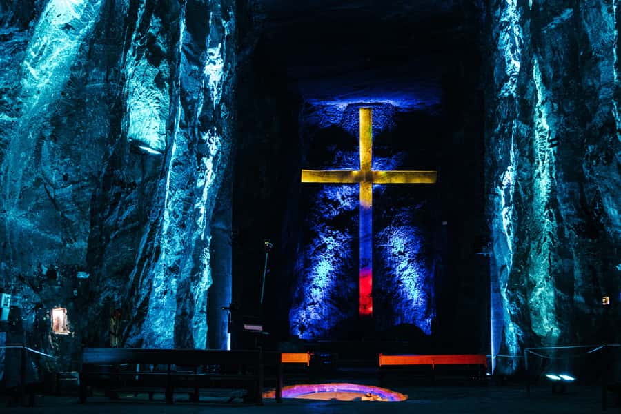Zipaquira: 5 hrs Salt Cathedral Tour - Inside the cathedral, the Way of the Cross